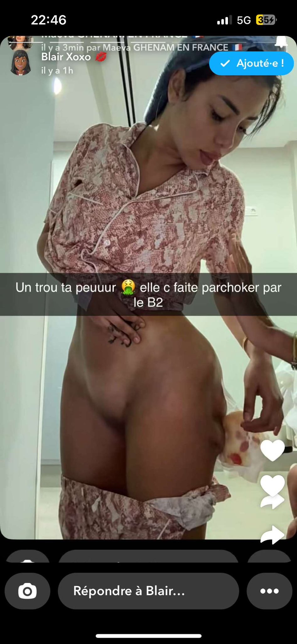 Maeva Ghennam Snap Porn Video ❤️ 2024